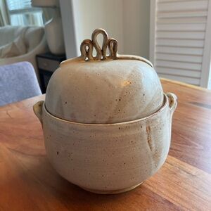 Handmade Pottery / Vessel With Lid